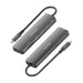 EAN 8435739903148 - AISENS ASUC-7P025-GR base para portátil y replicador de puertos Alámbrico USB 3.2 Gen 1 (3.1 Gen 1) Type- imagen 3