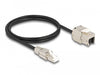 EAN 4043619872060 - DeLOCK 87206 cable de red Negro, Plata Cat6a S/FTP (S-STP) imagen 1