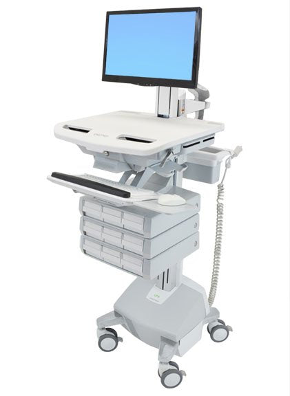 EAN 698833045420 - Ergotron StyleView Aluminio, Gris, Blanco Panel plano Carro multimedia imagen 1