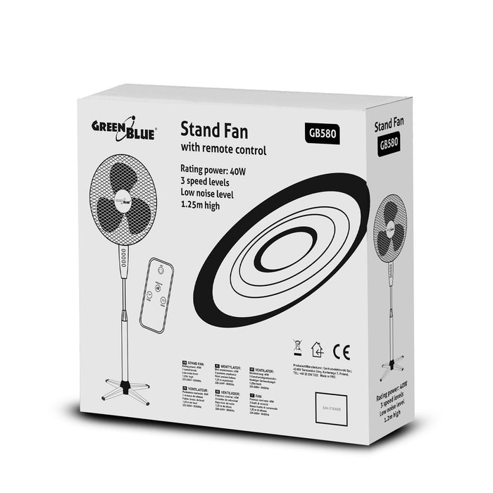 EAN 5902211119487 - Greenblue GB580 ventilador Negro imagen 5