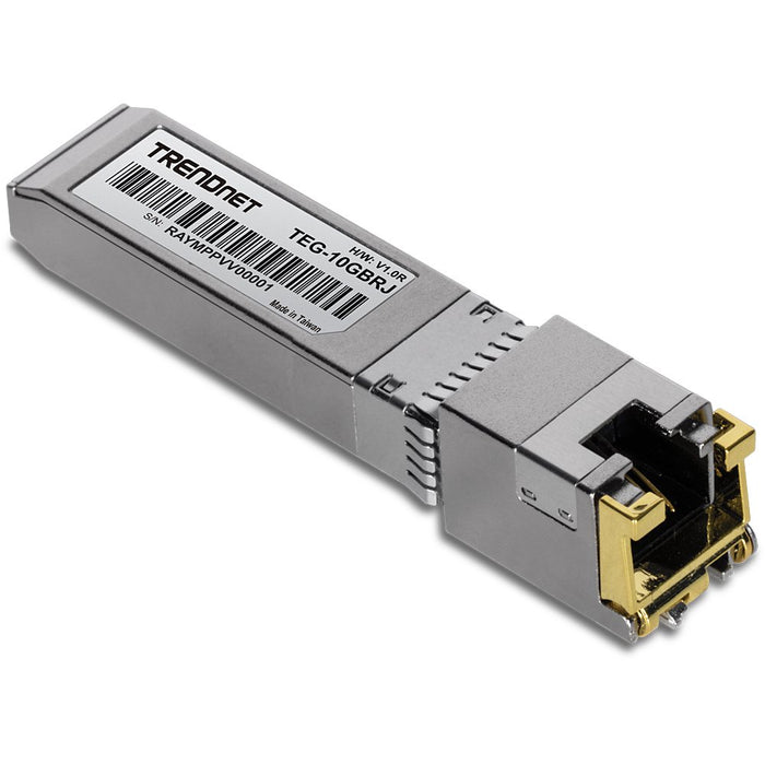 EAN 710931140743 - Trendnet TEG-10GBRJ red modulo transceptor Cobre 10000 Mbit/s RJ-45 imagen 1