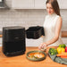 EAN 8435484049719 - Cecotec 04971 freidora Sencillo 5,5 L Independiente 1500 W Freidora de aire caliente Negro imagen 6