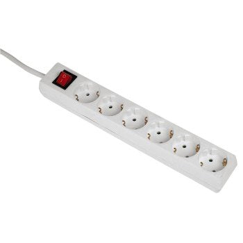 EAN 4047443171603 - Hama 00108833 limitador de tensión Blanco 6 salidas AC 230 V 5 m imagen 1