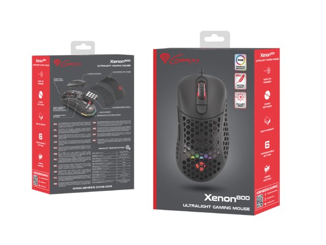 EAN 5901969426007 - GENESIS Xenon 800 ratón Juego mano derecha USB tipo A Óptico 16000 DPI imagen 22