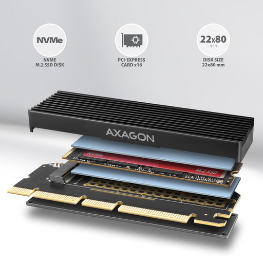 EAN 8595247907547 - Axagon PCEM2-XS tarjeta y adaptador de interfaz Interno M.2 imagen 2