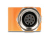 EAN 4043619606184 - DeLOCK 60618 cambiador de género para cable M12 RJ45 Naranja imagen 2