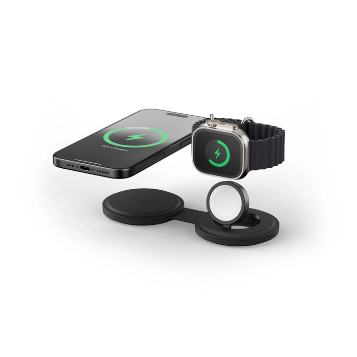 EAN 810086362103 - Satechi OntheGo 2-in-1 Auriculares, Smartphone, Reloj inteligente Negro USB Cargador inalámbrico Carga ráp imagen 1