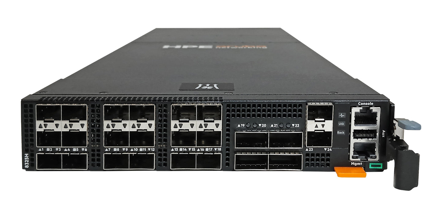 EAN 190017736419 - HPE Aruba Networking CX 8325H 18p SFP28 25G 4p QSFP28 100G Back-to-Front 4xFan 2xPSU Switch imagen 1