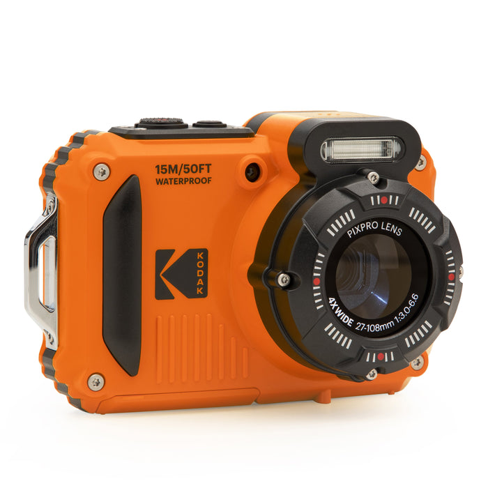 EAN 0819900014013 - Kodak PIXPRO WPZ2 1/2.3" Cámara compacta 16 MP BSI CMOS 4608 x 3456 Pixeles Negro, Naranja imagen 3