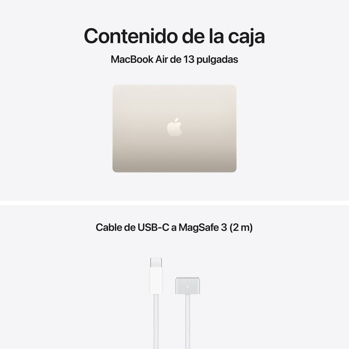 EAN 195950689914 - Apple MacBook Air Apple M Portátil 34,5 cm (13.6") Wi-Fi 7 (802.11be) macOS Tahoe Beige imagen 9