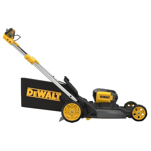 EAN 5035048838204 - DeWALT DCMWSP660N-XJ cortadora de césped Cortacésped de empuje a gasolina Batería Amarillo imagen 5