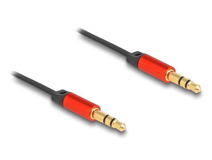EAN 4043619853694 - DeLOCK 85369 cable de audio 0,9 m 3,5mm Negro, Rojo imagen 3
