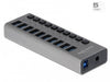 EAN 4043619636709 - DeLOCK 63670 hub de interfaz USB 3.2 Gen 1 (3.1 Gen 1) Type-B 5000 Mbit/s Gris imagen 1