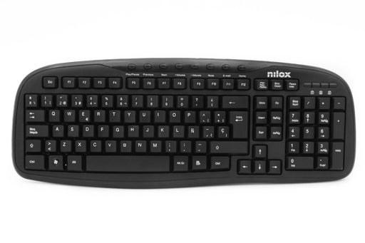 EAN 8436556148484 - Nilox MULTIMEDIA USB ESPANOL teclado Ratón incluido Universal QWERTY Español Negro imagen 2