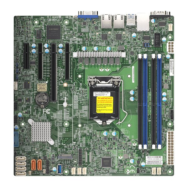 EAN 672042461578 - Supermicro X12STL-F-B Bulk Intel C252 LGA 1200 (Socket H5) micro ATX imagen 1