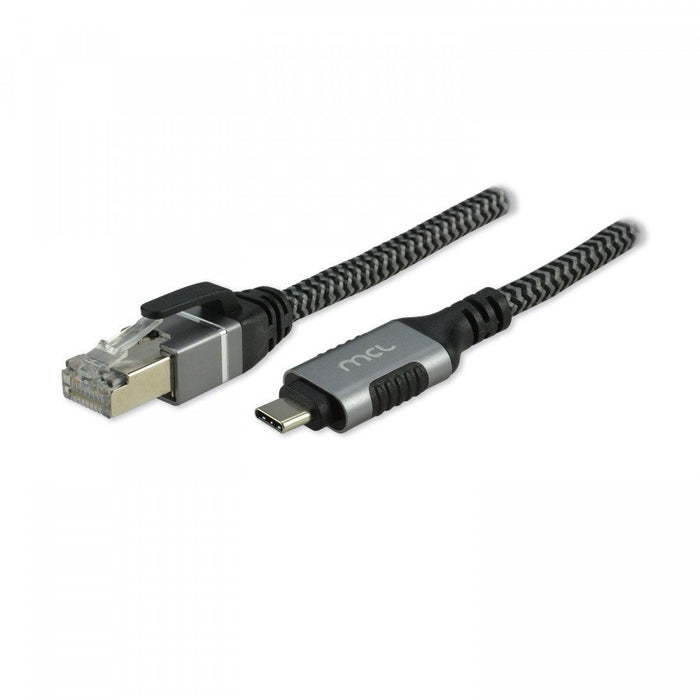 EAN 3700224770204 - MCL MC1D99AZZ03CRJ452 cambiador de género para cable USB C RJ-45 Negro, Gris imagen 1