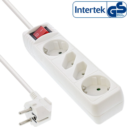 EAN 4043718188062 - InLine 16441T base múltiple 1,5 m 2 salidas AC Blanco imagen 1