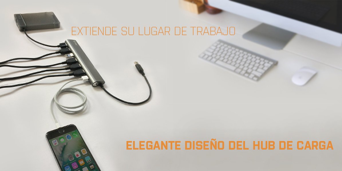 EAN 8595611701108 - i-tec Metal U3HUB778 hub de interfaz USB 3.2 Gen 1 (3.1 Gen 1) Type-A 5000 Mbit/s Plata imagen 8
