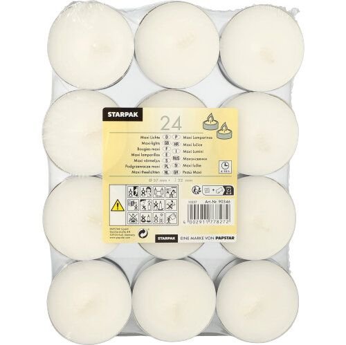 EAN 4002911778272 - Papstar 90346 vela Alrededor Blanco 24 pieza(s) imagen 2