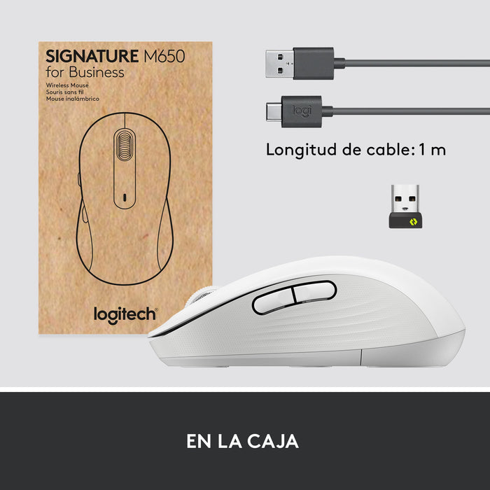 EAN 5099206097261 - Logitech Signature M650 for Business ratón Oficina mano derecha Óptico 4000 DPI imagen 15