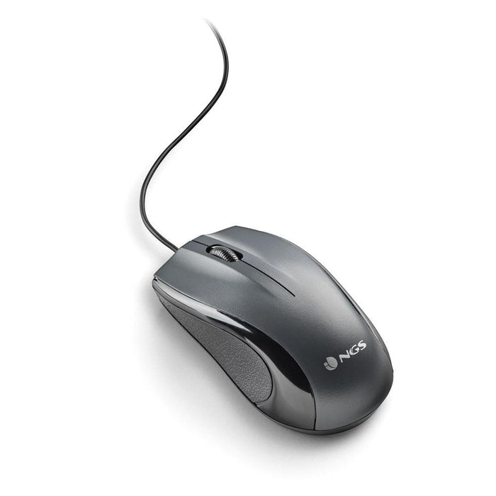 EAN 8435430624311 - NGS MUSK ratón Universal Ambidextro USB tipo A Laser 1200 DPI imagen 2