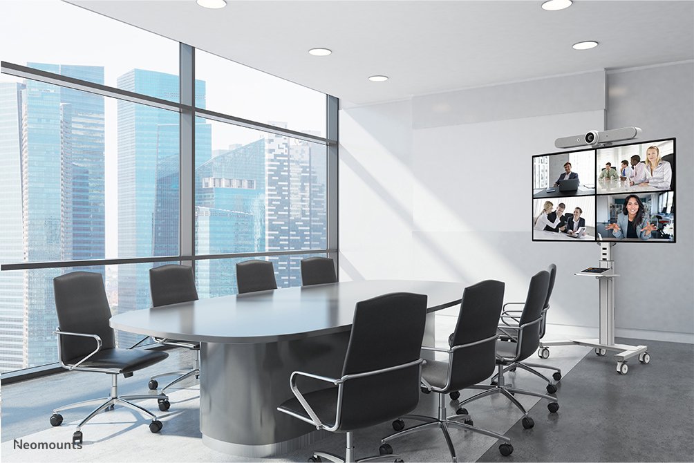 EAN 8717371449667 - Neomounts FL50S-825WH1 mueble y soporte para dispositivo multimedia Blanco Soporte de suelo fijo imagen 17