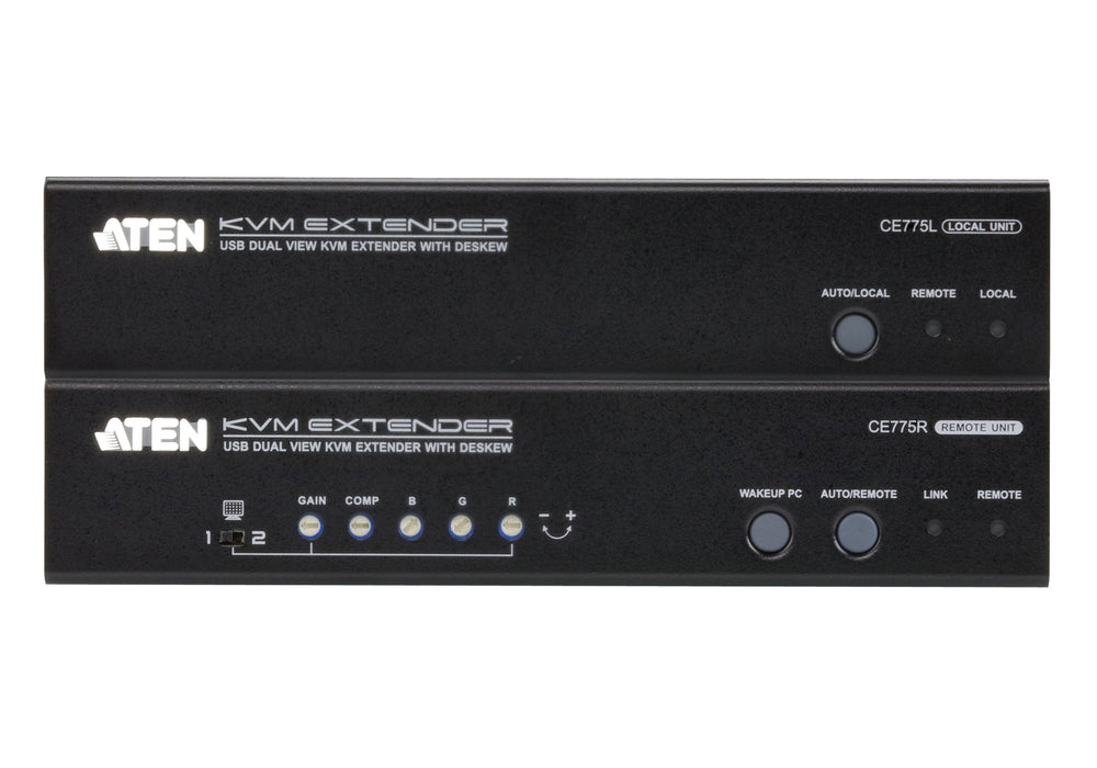 EAN 4710423778511 - ATEN CE775 extensor audio/video Transmisor y receptor de señales AV Negro imagen 2