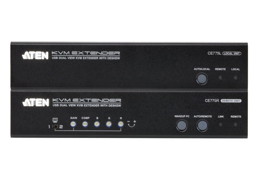 EAN 4710423778511 - ATEN CE775 extensor audio/video Transmisor y receptor de señales AV Negro imagen 2
