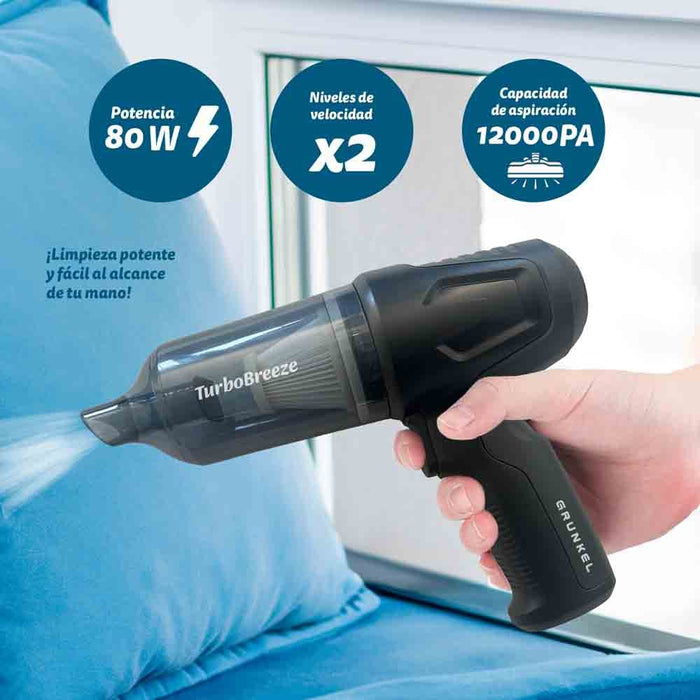 EAN 8426156018577 - Grunkel CARFORCE2 aspiradora de mano Negro Sin bolsa imagen 3