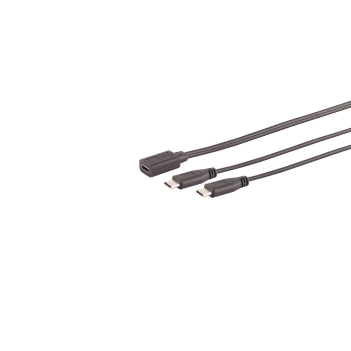 EAN 4017538160218 - S/CONN maximum connectivity 13-20020 cable USB USB 2.0 0,3 m USB C 2 x USB C 0,48 Gbit/s Negro imagen 1