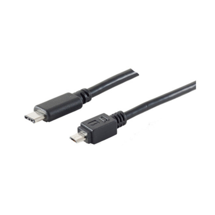EAN 4017538065100 - S/CONN maximum connectivity 77145-3.0 cable USB USB 2.0 3 m USB C Micro-USB B 0,48 Gbit/s Negro imagen 1