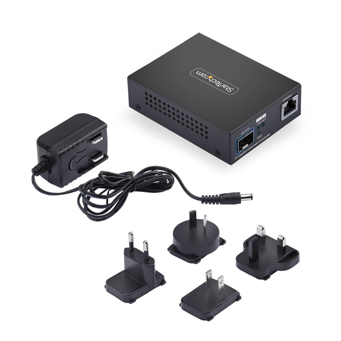 EAN 65030916844 - StarTech.com MCM10GSFP2 convertidor de medio 10000 Mbit/s Multimodo, Monomodo Negro imagen 5