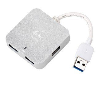 EAN 8595611700705 - i-tec Metal U3HUBMETAL402 hub de interfaz 5000 Mbit/s Plata imagen 1