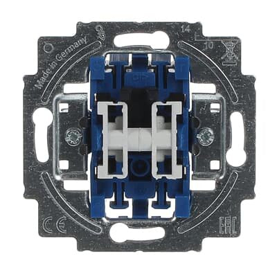EAN 4011395223819 - Busch-Jaeger 2400/5 USK Interruptor oscilante Azul, Cromo imagen 1