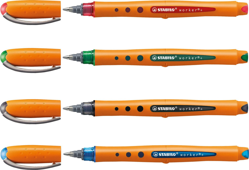 EAN 42119203 - STABILO worker+ medium Bolígrafo cilíndrico Azul 1 pieza(s) imagen 4