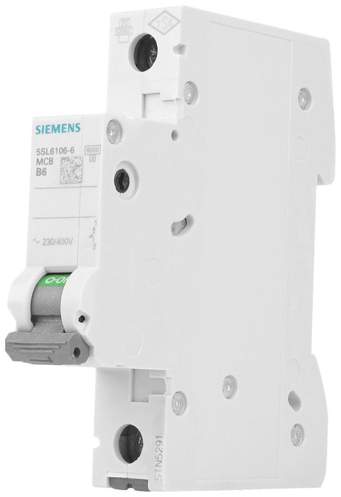 EAN 4001869388274 - Siemens 5SL6106-6 corta circuito Disyuntor en miniatura Tipo B 1 imagen 3