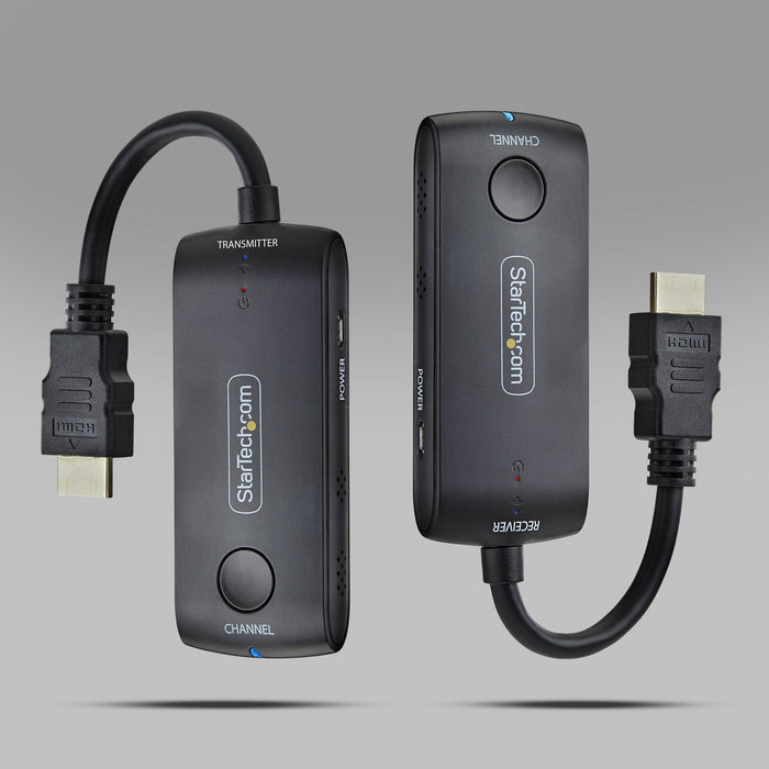 EAN 65030920070 - StarTech.com 4KHDMI-WIRELESS-65FT extensor audio/video Transmisor y transmisor-receptor de señales AV Negro imagen 5
