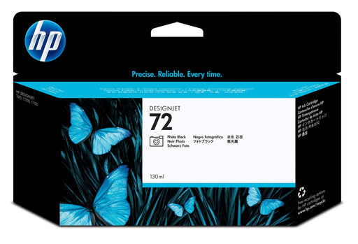 EAN 0808736779760 - HP 72 130-ml Photo Black DesignJet Ink Cartridge cartucho de tinta 1 pieza(s) Original Alto rendimiento ( imagen 1