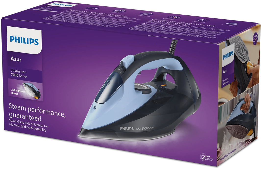 EAN 8720389015762 - Philips 7000 series DST7041/20 plancha Plancha vapor-seco Suela SteamGlide Elite 2800 W imagen 4