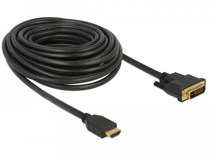 EAN 4043619856572 - DeLOCK 85657 adaptador de cable de vídeo 10 m HDMI tipo A (Estándar) DVI Negro imagen 2