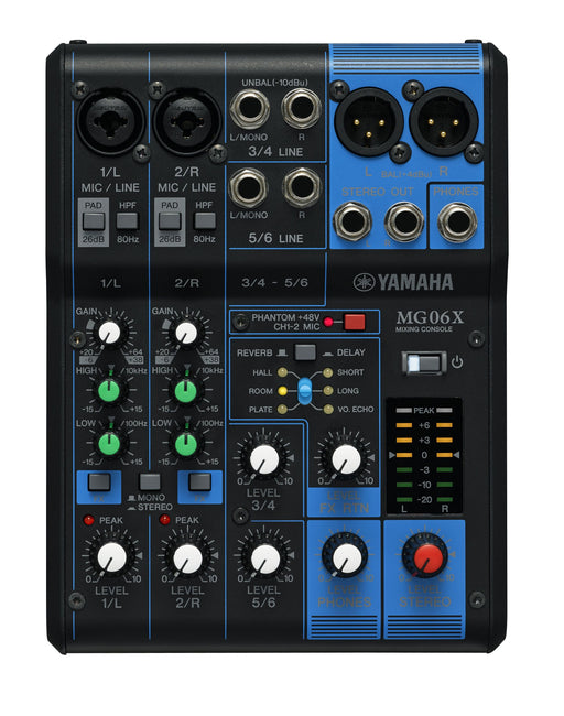 EAN 4957812542722 - Yamaha MG06X mezclador DJ 6 canales Negro imagen 1