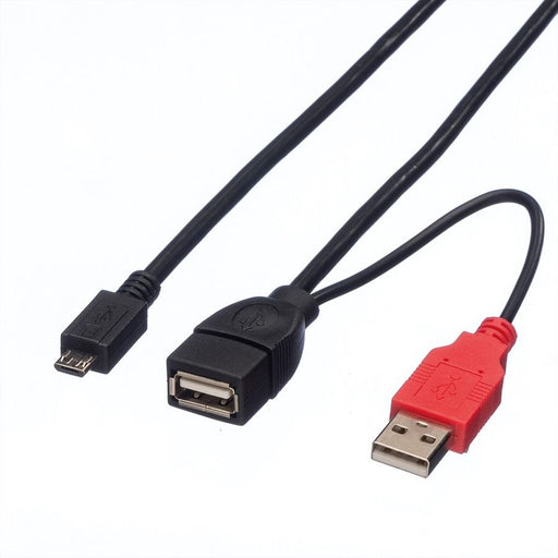 EAN 7611990115761 - ROLINE 19.08.1009 cable USB USB 2.0 1 m USB A Micro-USB B Negro imagen 1