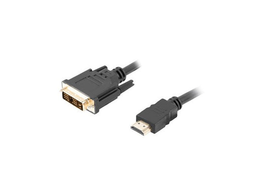 EAN 5901969421668 - Lanberg CA-HDDV-10CC-0030-BK adaptador de cable de vídeo 3 m HDMI tipo A (Estándar) DVI-D Negro imagen 1