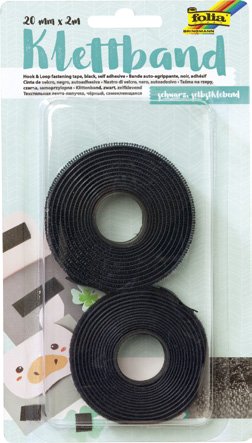 EAN 4001868108736 - Folia 2303 velcro Negro 2 pieza(s) imagen 1