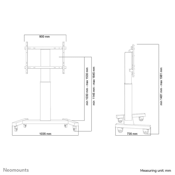 EAN 8717371446161 - Neomounts PLASMA-M2250SILVER soporte para pantalla de señalización 2,54 m (100") Plata imagen 8