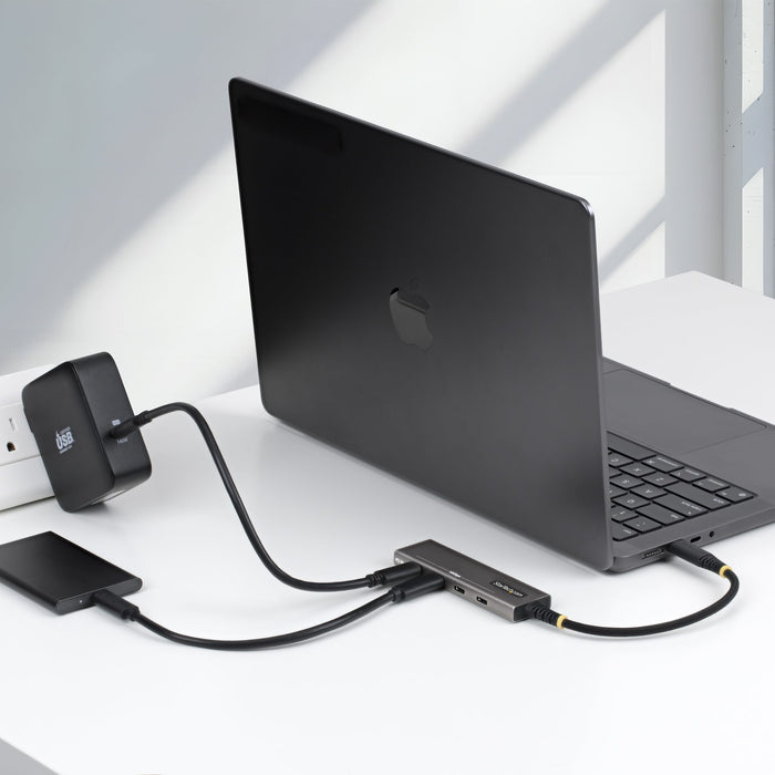 EAN 65030923736 - StarTech.com 309B-USBC-HUB hub de interfaz USB 3.2 Gen 2 (3.1 Gen 2) Type-C 10000 Mbit/s Gris imagen 3