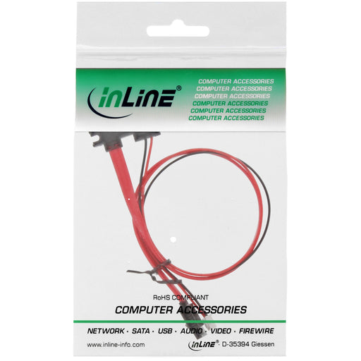 EAN 4043718249626 - InLine 29695B cable de SATA 0,35 m Rojo imagen 2
