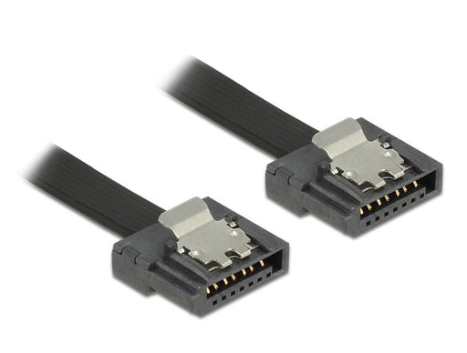 EAN 4043619838424 - DeLOCK 0.7m SATA III cable de SATA 0,7 m SATA 7-pin Negro imagen 1