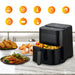 EAN 5906168634512 - Extralink HOME AIR FRYER 5.2L EU SJ-520 freidora Sencillo 5,2 L 1600 W Freidora de aire caliente Negro imagen 8