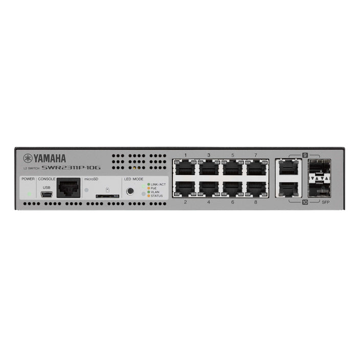 EAN 4957812626095 - Yamaha SWR2311P-10G Gestionado L2 10G Ethernet (100/1000/10000) Energía sobre Ethernet (PoE) Negro, Plata imagen 2